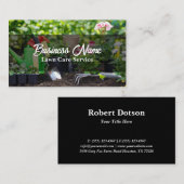 Green Photo Lawn Care Landscaping Service Visitekaartje (Voorkant / Achterkant)