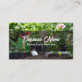Green Photo Lawn Care Landscaping Service Visitekaartje (Voorkant)