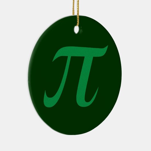 Green Pi Ornament (Rechts)