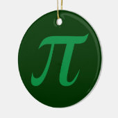 Green Pi Ornament (Links)