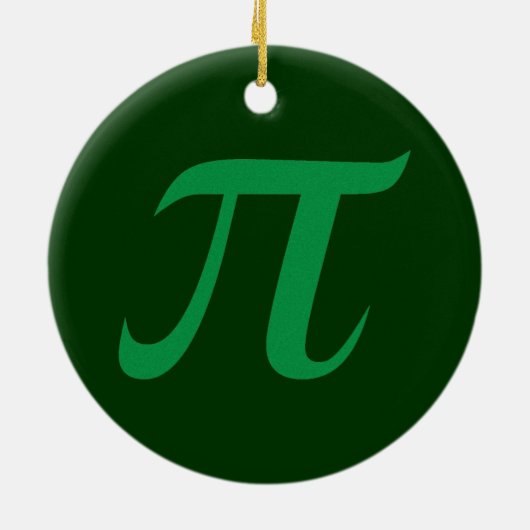 Green Pi Ornament (Achterkant)