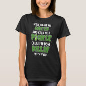 Green Pickle Dillin Joke Pun Vegetarian Cucumber T-shirt (Voorkant)