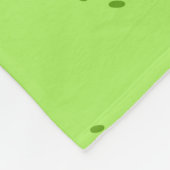 Green Pickleball Fleece Deken (Hoek)