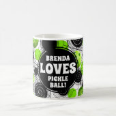 Green Pickleball Monogram Koffiemok (Center)