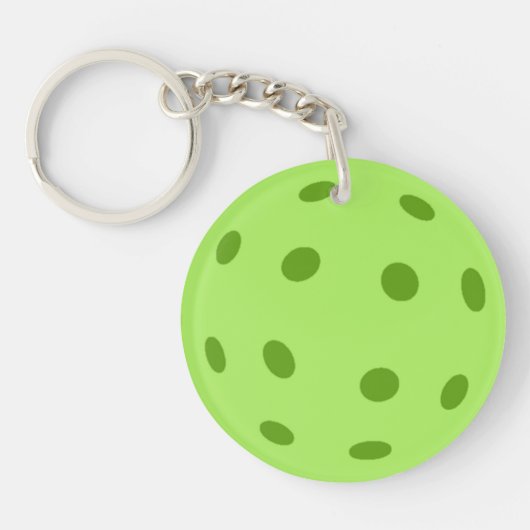 Green Pickleball Sleutelhanger (Voorkant)