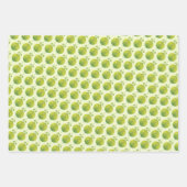 Green Pickleball 🎅🎁Vrolijk kerstfeest Inpakpapier Vel (Voorkant 3)