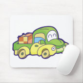Green Pickup Truck Muismat (Met muis)