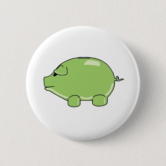Green Pig Button (Voorkant)