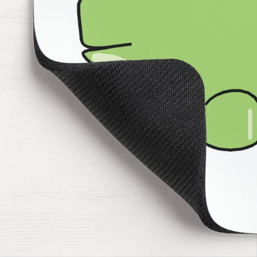 Green Pig Mousepad Muismat (Hoek)
