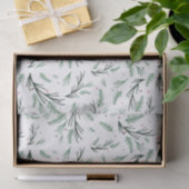 Green Pine Branch Pattern Tissue Paper Tissuepapier (Geschenk)