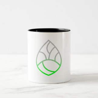 green pine cone hooded sweatshirt tweekleurige koffiemok