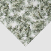 Green Pine Tree Christmas Tissuepapier (Detail)