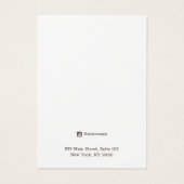 Green Pine Trees die juwelen vertonen Kaart (Achterkant)