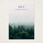 Green Pine Trees die juwelen vertonen Kaart (Voorkant)