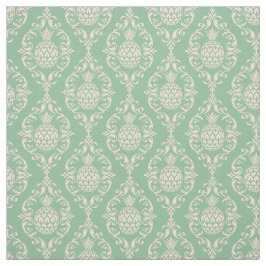 Green Pineapple Damask Stof