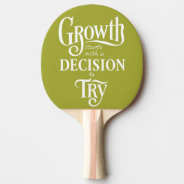 Green Ping Pong Paddle – Groei begint Tafeltennisbatje