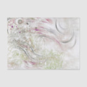 Green Pink Abstract Design Decoupage Tissue Paper Tissuepapier (Voorkant)