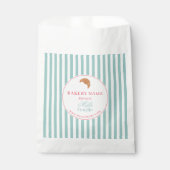 Green Pink Bakery Logo Product Packaging Bag Bedankzakje (Voorkant)