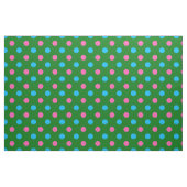 Green Pink Blue Polka Dot Pattern Stof (Fat Quarter)