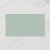 Green Pink Blush Bloemen Luier Raffle Ticket Informatiekaartje (Achterkant)
