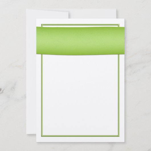 Green Pink Gerbera Daisy Bridal Shower Kaart (Achterkant)