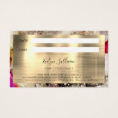 Green PinK Waterverf Appointment Card Visitekaartje (Achterkant)