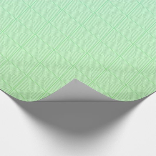 Green Pinstripe Cadeaupapier (Hoek)