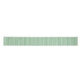 Green Pinstripe Satin Ribbon Satijnen Lint (Voorkant)