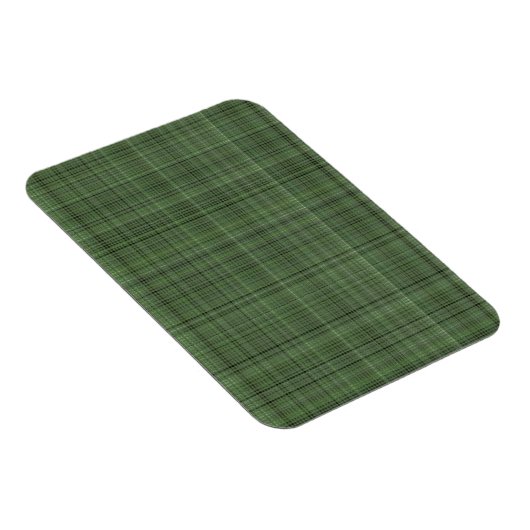 Green Pinstriped Fabric Magneet (Rechterzijde)