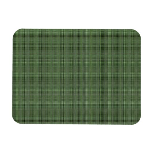 Green Pinstriped Fabric Magneet (Horizontaal)