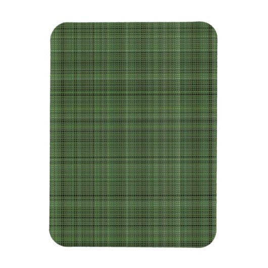 Green Pinstriped Fabric Magneet (Verticaal)
