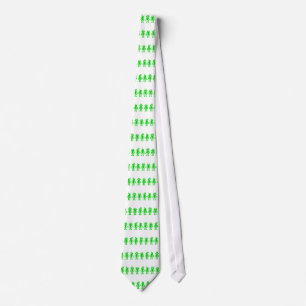 green pixel robots stropdas