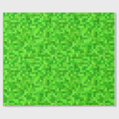 Green Pixels Cadeaupapier (Vlak)