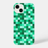 Green Pixels Cell Phone Case Minecraft Print iPhone Hoesje (Achterkant)