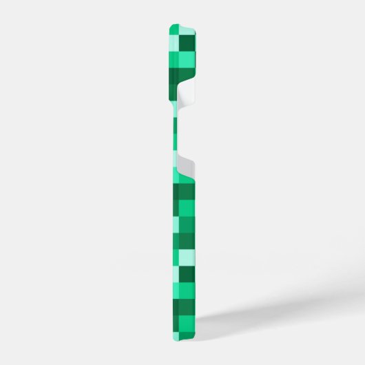 Green Pixels Cell Phone Case Minecraft Print iPhone Hoesje (Linkerkant)