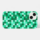 Green Pixels Cell Phone Case Minecraft Print iPhone Hoesje (Achterkant horizontaal)