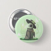 Green Plague Doctor Button (Voorkant /achterkant)