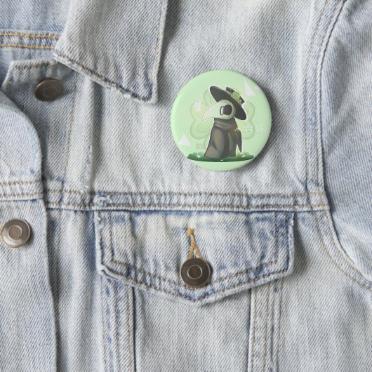 Green Plague Doctor Button (In situ)