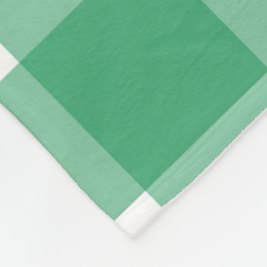 Green Plaid 60x80 Fleece Deken (Hoek)