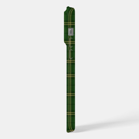 Green Plaid Christmas Festive Pattern -  iPhone Hoesje (Linkerkant)