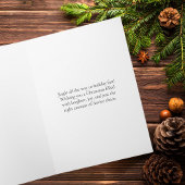 Green Plaid Elegant Photo Merry Christmas Simple Kaart