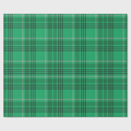 Green Plaid - Groot Cadeaupapier (Vlak)