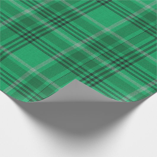 Green Plaid - Groot Cadeaupapier (Hoek)