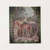 green plaid jamie and poppy scripture wandkleed (Voorkant)