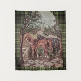 green plaid jamie and poppy scripture wandkleed