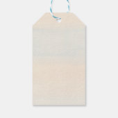 Green Plaid Jurk Beer met Hair Bow Cadeaulabel (Achterkant)