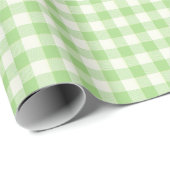 Green Plaid - Klassiek geschilderd geschenkverpakk Cadeaupapier (Rol Hoek)