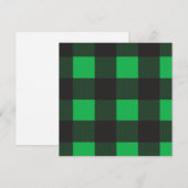 Green plaid pattern (Voorkant / Achterkant)
