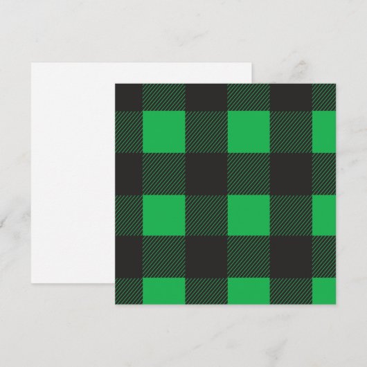 Green plaid pattern (Voorkant / Achterkant)