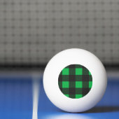 Green plaid pattern pingpongbal (Net)
